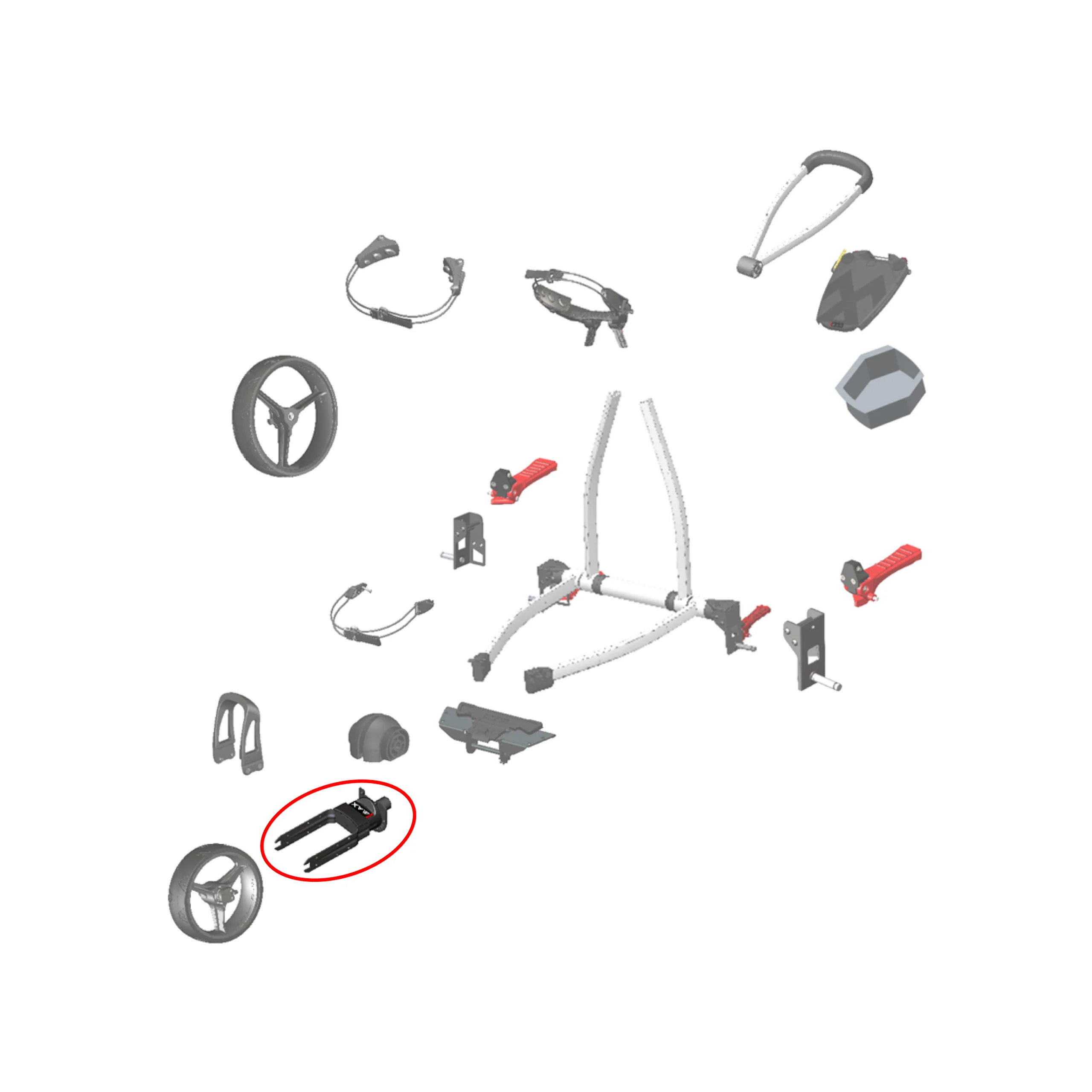 Vorderradgabel Blade IP, Blade IP2, Blade+ - Image 2